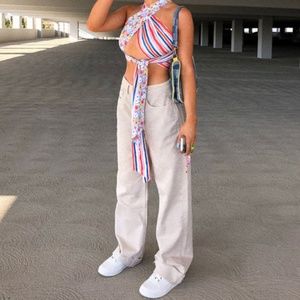 PRINCESS POLLY CHEERFUL DENIM JEANS CREAM Size 4